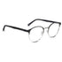 2.5 NVG Computer Glasses Black Gold Round Eyeglasses